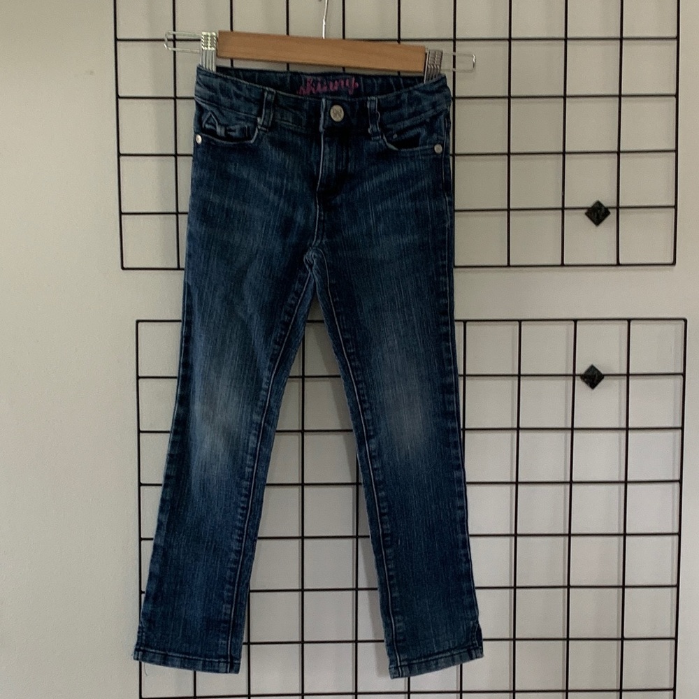 Gymboree Bow Detailed Skinny Jeans Sz 6